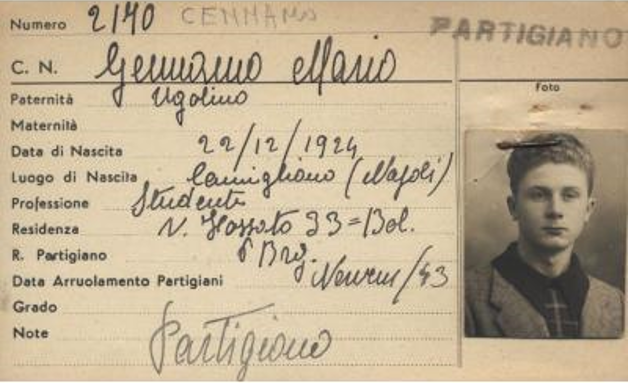 Tessera Anpi di Mario Cennamo